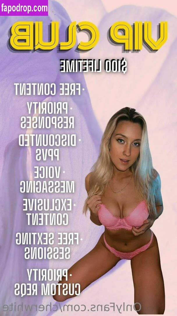 Cher 💋 OnlyFans premium content 27 - cherwhite exclusive collection