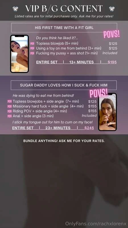 Rachel Loren VIP OnlyFans premium content 3 - rachxlorenx exclusive collection