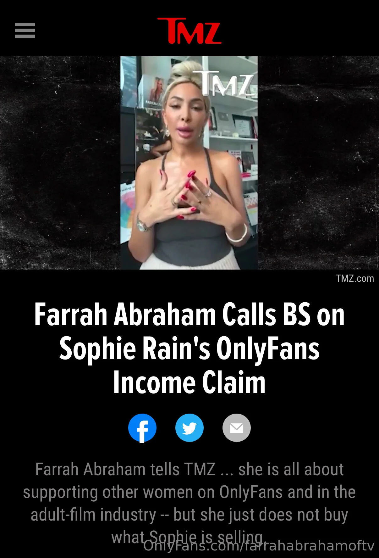 FARRAHABRAHAMOFTV OnlyFans premium content 13 - farrahabrahamoftv exclusive collection